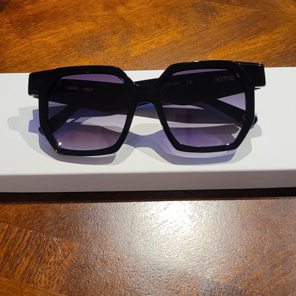 Kyme Laura Sunglasses, hand made in Italy, Unisex, New